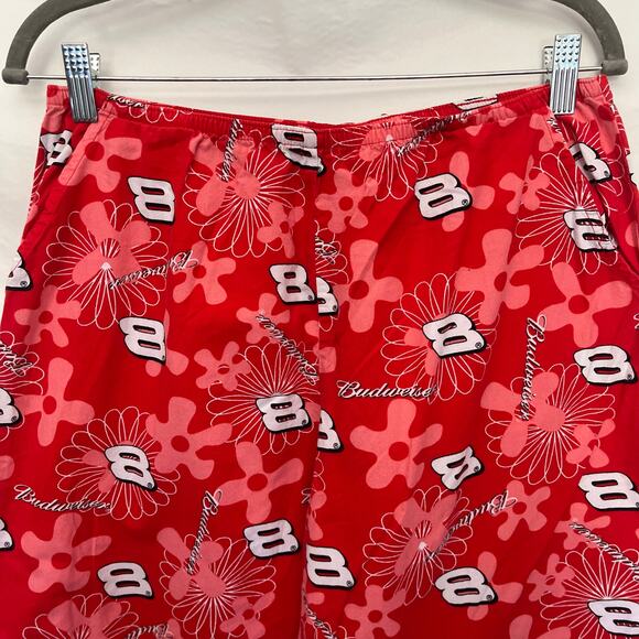 Vtg WINNER'S CIRCLE Nascar Dale Earnhardt Jr Womens Lounge Pants Sz M Budweiser - Picture 2 of 11